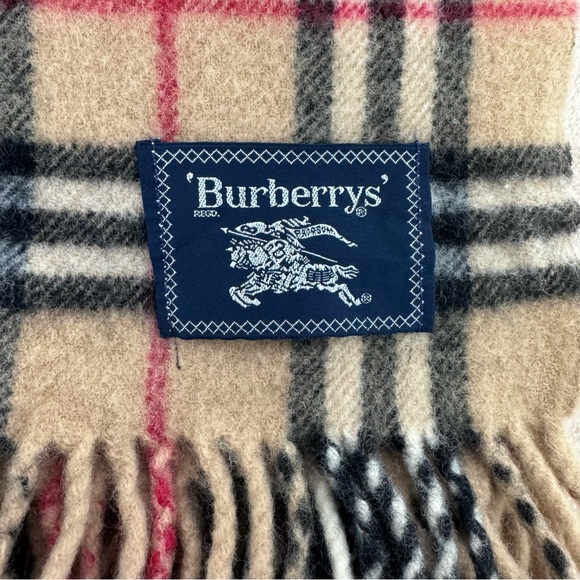 **SOLD**Burberry Wool Shawl Scarf - Picture 2 of 6